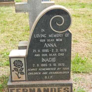 FERNANDES Inacio 1885-1970 &amp; Anna 1895-1970