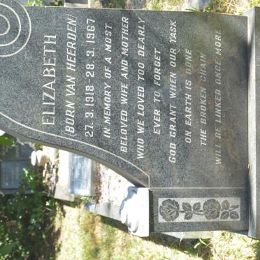 FERNANDES Elizabeth nee VAN HEERDEN 1918-1967