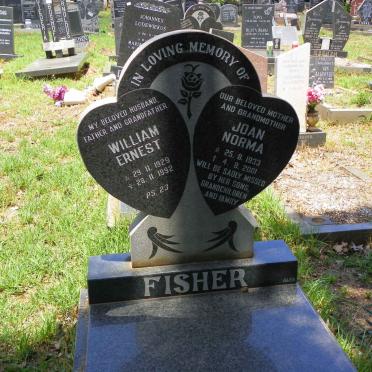 FISHER William Ernest 1929-1992 &amp; Joan Norma 1933-2001
