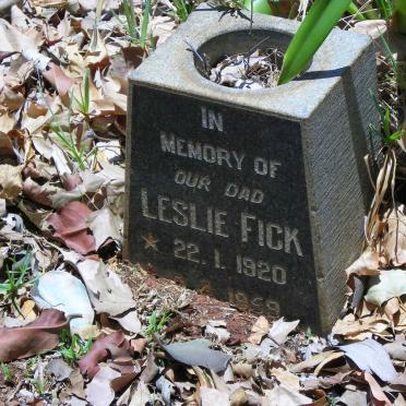FICK Leslie 1920-1959
