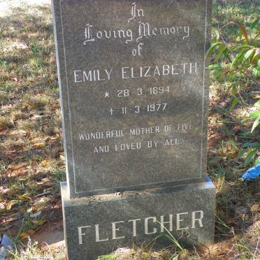 FLETCHER Emily Elizabeth 1894-1977