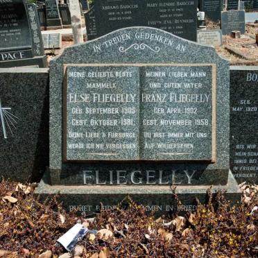 FLIEGELLY Franz 1902-1958 &amp; Else 1905-1981 :: FLIEGELLY Bodo Bertholdt 1920-2004