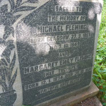 FLEMING Michael 1868-1949 &amp; Margaret Emily TUDHOPE 1874-1956
