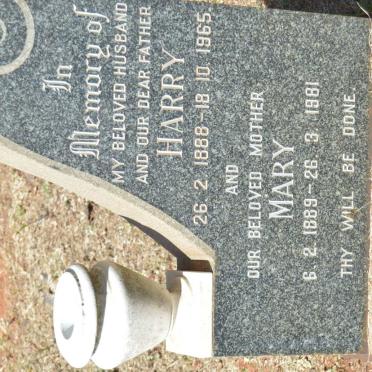 FLEMING Harry 1888-1965 &amp; Mary 1889-1981