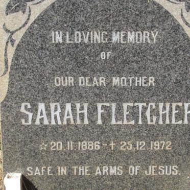 FLETCHER Sarah 1886-1972
