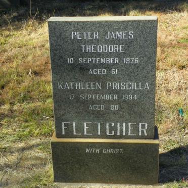 FLETCHER Peter James Theodore -1976 &amp; Kathleen Priscilla -1994