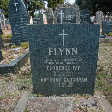 FLYNN Anthony Gaughran 1901-1982 &amp; Florence Ivy 1902-1962