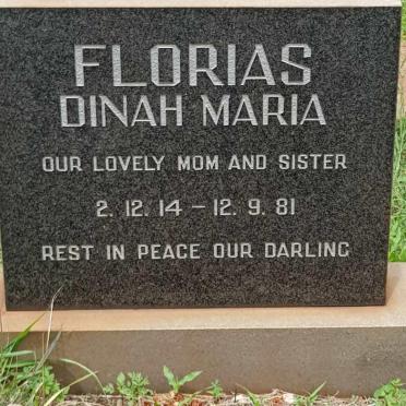 FLORIAS Dinah Maria 1914-1981