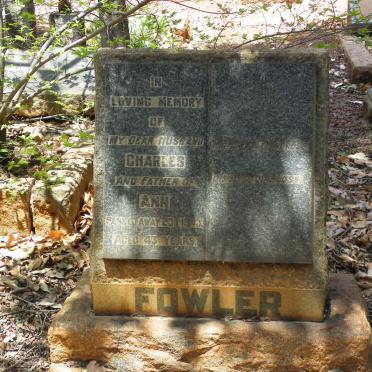 FOWLER Charles -1943