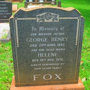 FOX George Henry -1945 &amp; Helene -1956