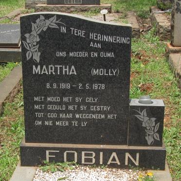 FOBIAN Martha 1919-1978
