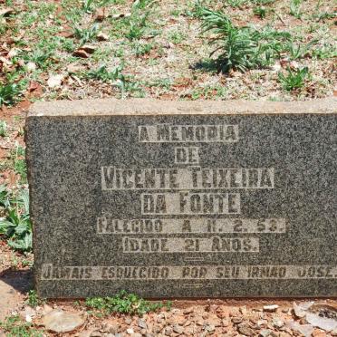 FONTE Vicente Teixeira, da -1953