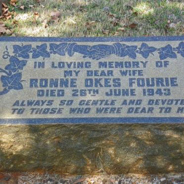 FOURIE Ronne Okes -1943