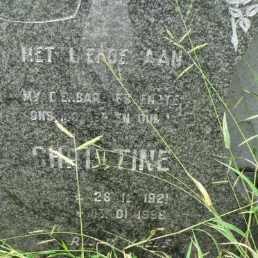 FORBES Christine 1921-1996
