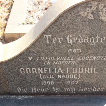 FOURIE Cornelia nee NAUDE 1898-1962