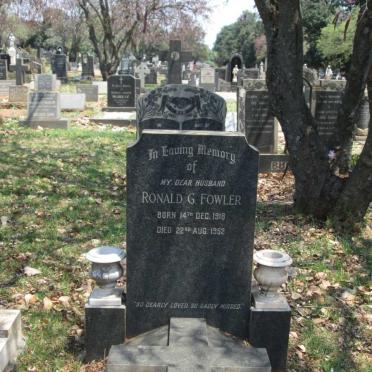 FOWLER Ronald G. 1918-1952