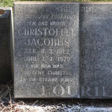 FOURIE Christoffel Jacobus 1922-1970