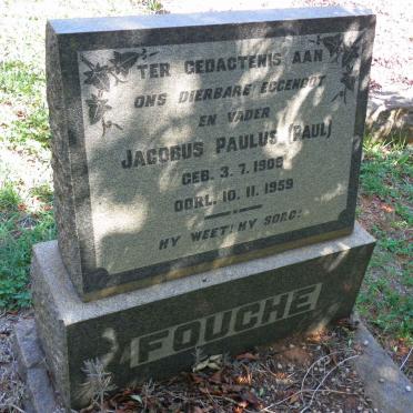 FOUCHE Jacobus Paulus 1909-1959