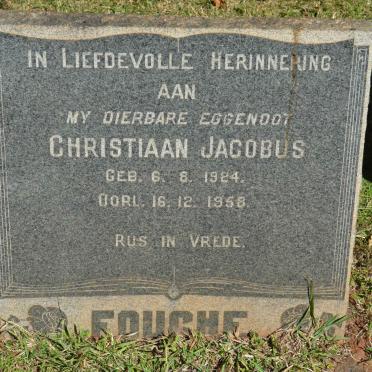 FOUCHE Christiaan Jacobus 1924-1958