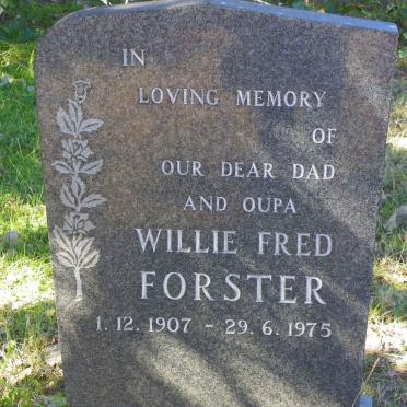 FORSTER Willie Fred 1907-1975