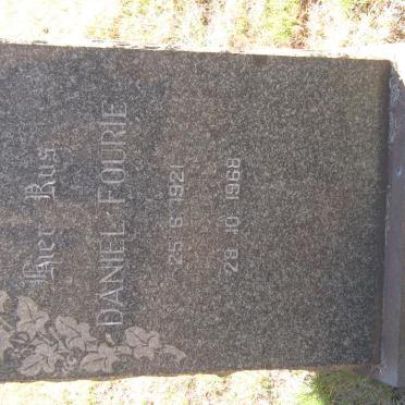 FOURIE Daniel 1921-1968