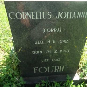 FOURIE Cornelius Johannes 1942-1983