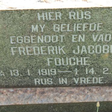 FOUCHE Frederik Jacobus 1919-1984