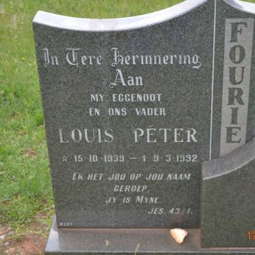 FOURIE Louis Péter 1939-1992