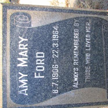 FORD Amy Mary 1906-1964