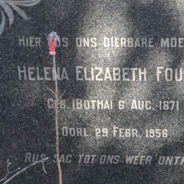 FOURIE Helena Elizabeth nee BOTHA 1871-1956