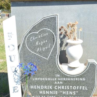 FOURIE Hendrik Christoffel Hennie 1985-2012