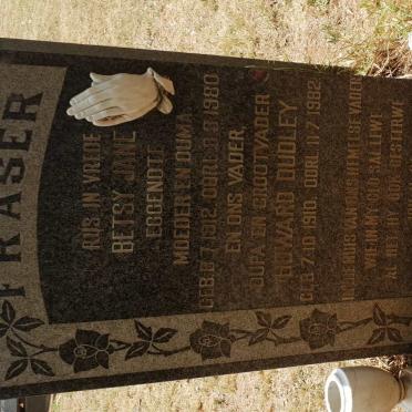 FRASER Howard Dudley 1910-1982 &amp; Betsy Jane 1912-1980