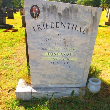 FRIEDENTHAL Leonhardt 1906-1976
