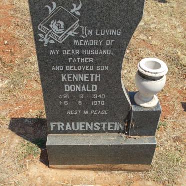 FRAUENSTEIN Kenneth Donald 1940-1970