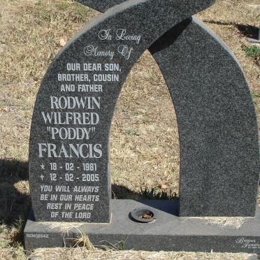 FRANCIS Rodwin Wilfred 1981-2005