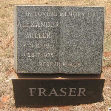 FRASER Alexander Miller 1915-1975