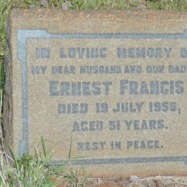 FRANCIS Ernest -1956