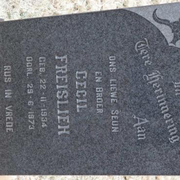 FREISLIEH Cecil 1934-1973