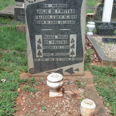 FREITAS Julio, de -1949 &amp; Maria Rosa -1961