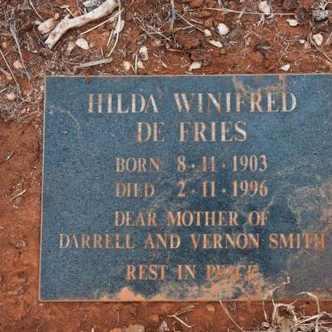 FRIES Eberhard, de 1908-1978 &amp; Hilda Winifred 1903-1996