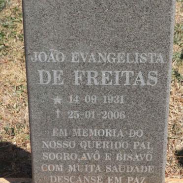 FREITAS Joao Evangelista, de 1931-2006