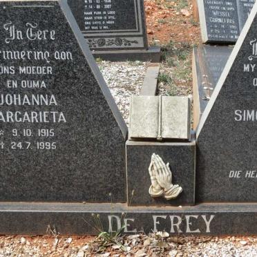 FREY Albert Simon Frederik, de 1912-1980 &amp; Johanna Margarieta 1915-1995