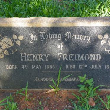 FREIMOND Henry 1895-1944