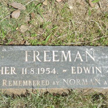 FREEMAN Edwin -1958 &amp; Esther -1954