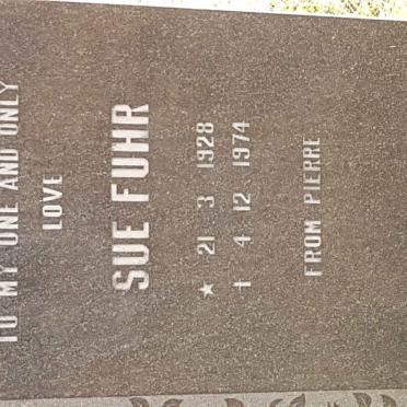 FUHR Sue 1928-1974