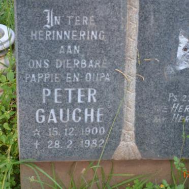 GAUCHE Peter 1900-1982