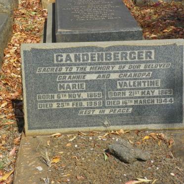 GANDENBERGER Valentine 1869-1944 &amp; Marie 1869-1959