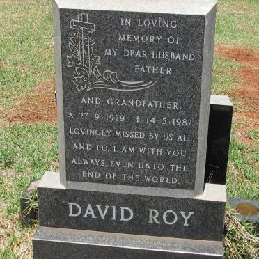 GAYTON David Roy 1929-1982