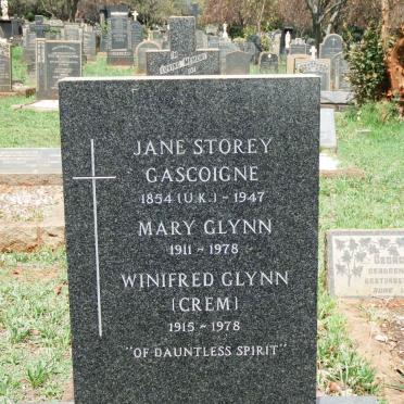 GASCOIGNE Jane Storey 1854-1947 :: GLYNN Mary 1911-1978