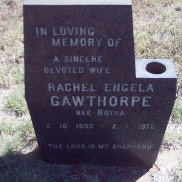 GAWTHORPE Rachel Engela nee BOTHA 1903-1972
